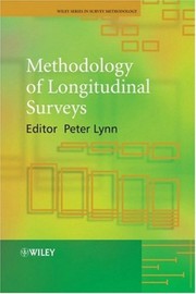 Cover of: Methodology of longitudinal surveys by Lynn, Peter