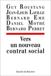 Vers un nouveau contrat social by Guy Roustang