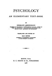 Cover of: Psychology: an elementary text-book.
