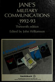 Cover of: Janes Military Communications: 1992-93