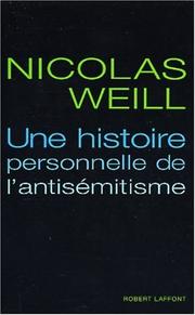 Cover of: Une histoire personnelle de l'antisémitisme