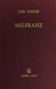 Cover of: Meleranz. by Der Pleier.