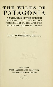 Cover of: The wilds of Patagonia by Carl Skottsberg