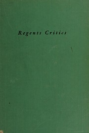 Cover of: Critical writings.