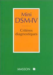 Cover of: Mini DSM-IV : critères diagnostiques