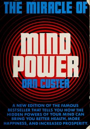 Cover of: Miracle of Mind Power