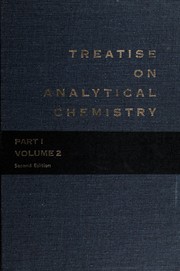 Cover of: Treatise on analytical chemistry by I. M. Kolthoff
