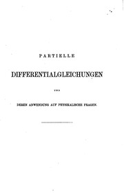 Cover of: Partielle Differentialgleichungen und deren Anwendung auf physikalische ...