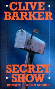 Cover of: Secret Show by Clive Barker, Jean-Daniel Brèque