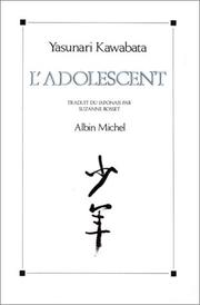 Cover of: L'Adolescent by 川端康成