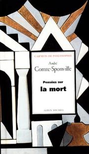 Cover of: Pensées sur la mort