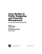 Cover of: Case studies in public budgeting and financial management
