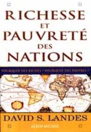 Cover of: Richesse et pauvreté des nations