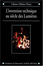 Cover of: L' invention technique au siècle des Lumières
