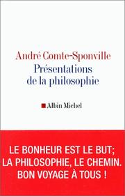 Cover of: Présentations de la philosophie