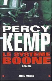 Cover of: Le Système Boone by Percy Kemp