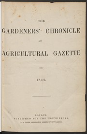 Cover of: The Gardeners' chronicle and agricultural gazette by 