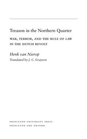 Treason in the Northern Quarter by Henk F. K. van Nierop