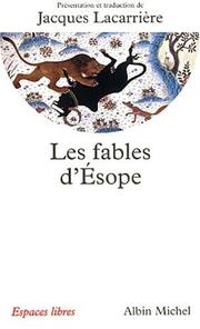 Cover of: Les Fables d'Esope