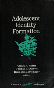 Cover of: Adolescent identity formation