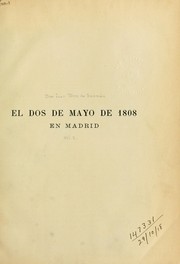 Cover of: El Dos de Mayo de 1808 en Madrid