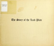 Cover of: The story of the lead plate by 