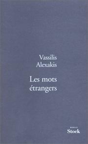 Cover of: Les Mots étrangers