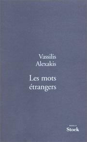 Cover of: Les mots étrangers: roman
