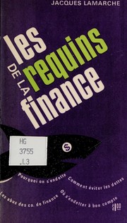 Cover of: Les requins de la finance