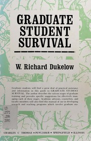 Cover of: Graduate student survival