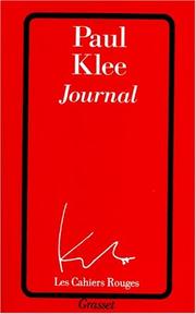Cover of: Journal by Paul Klee