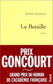 Cover of: La bataille by Patrick Rambaud