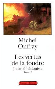 Cover of: Les vertus de la foudre