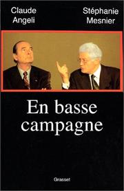 Cover of: En basse campagne