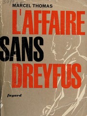 Cover of: L' affaire sans Dreyfus. by Marcel Thomas