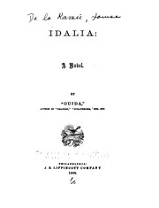 Cover of: Idalia: a novel.