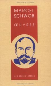 Cover of: Œuvres by Marcel Schwob