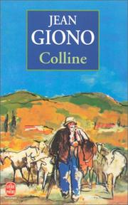 Cover of: Colline by Jean Giono