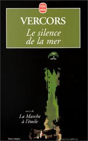 Cover of: Le silence de la mer by Jean Vercors
