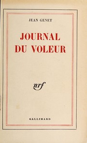 Cover of: Journal du voleur