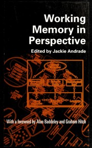 Cover of: Working memory in perspective