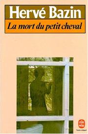 Cover of: La Mort Du Petit Cheval