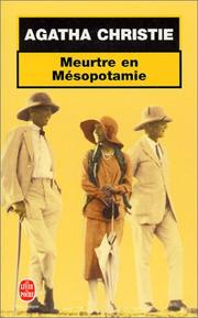 Cover of: Meurtre en Mésopotamie by Agatha Christie
