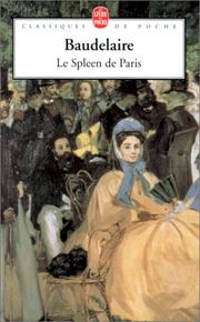 Cover of: Spleen De Paris by Charles Baudelaire