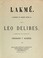 Cover of: Lakmé