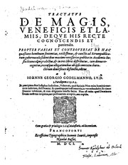 Cover of: Tractatus de magis: veneficis et lamiis, deque his recte cognoscendis et puniendis. Propter ...