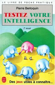 Cover of: Testez votre intelligence