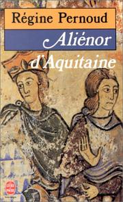 Cover of: Aliénor d'Aquitaine by Régine Pernoud