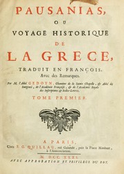 Cover of: Pausanias, ou, Voyage historique de la Grece: traduit en françois, avec des remarques