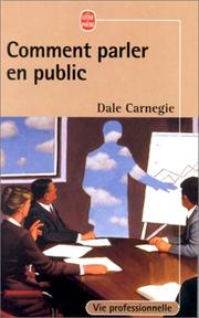 Cover of: Comment parler en public